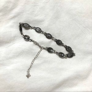 Western Stye Choker Antique Silver